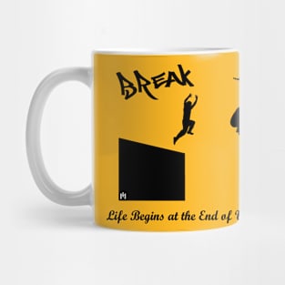 Parkour - breaking jump Mug